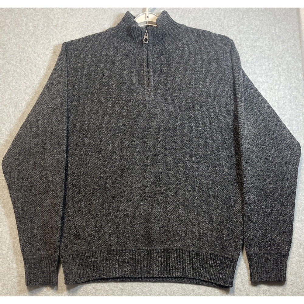 Original Weatherproof Vintage Men's 1/4 Zip Fisherman Sweater Sz M Nautical